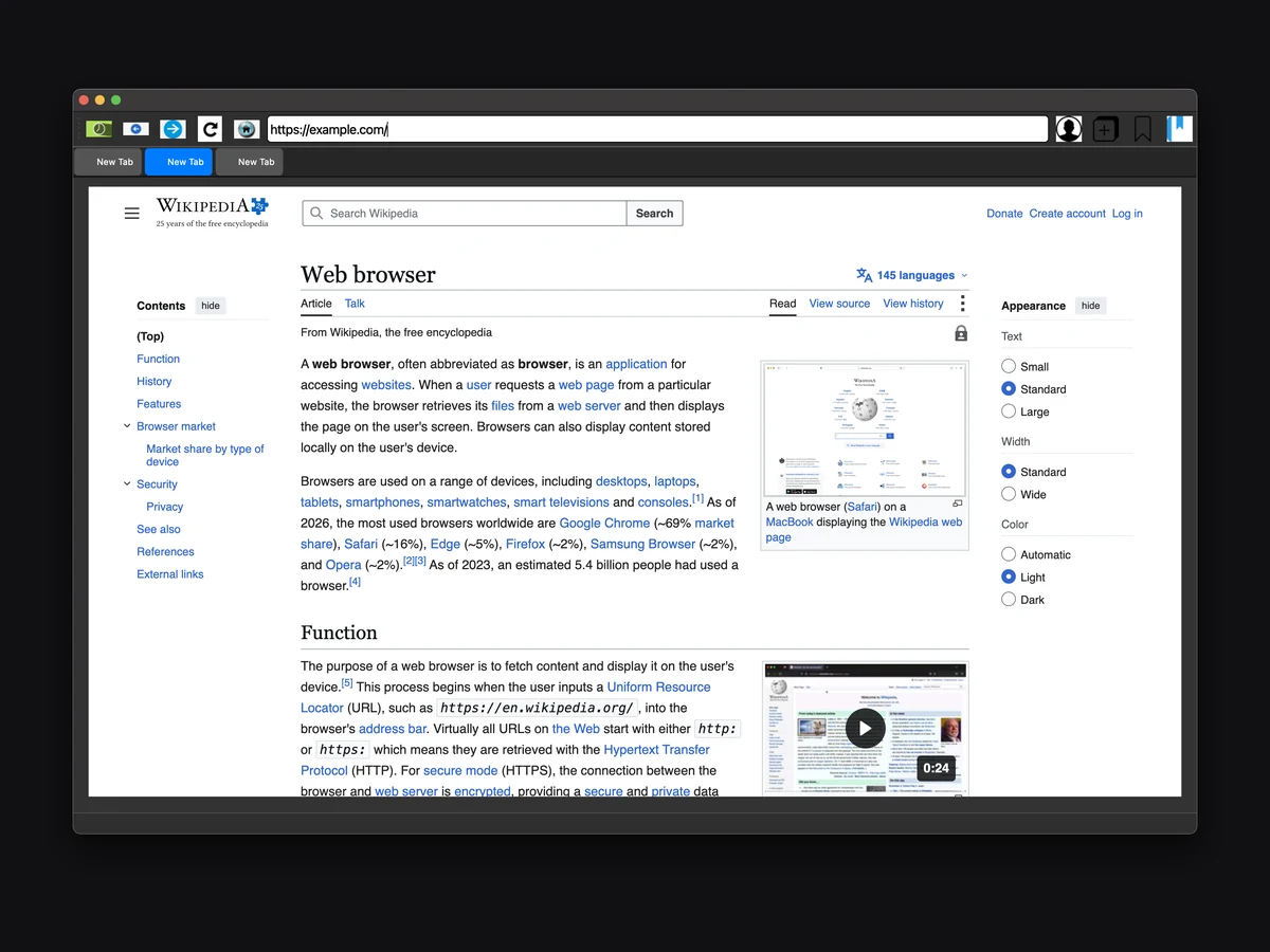 Overse Browser